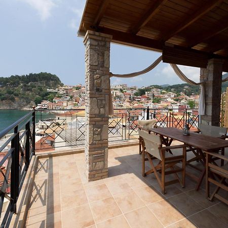Ferienwohnung Petros Penthouse Parga Exterior foto