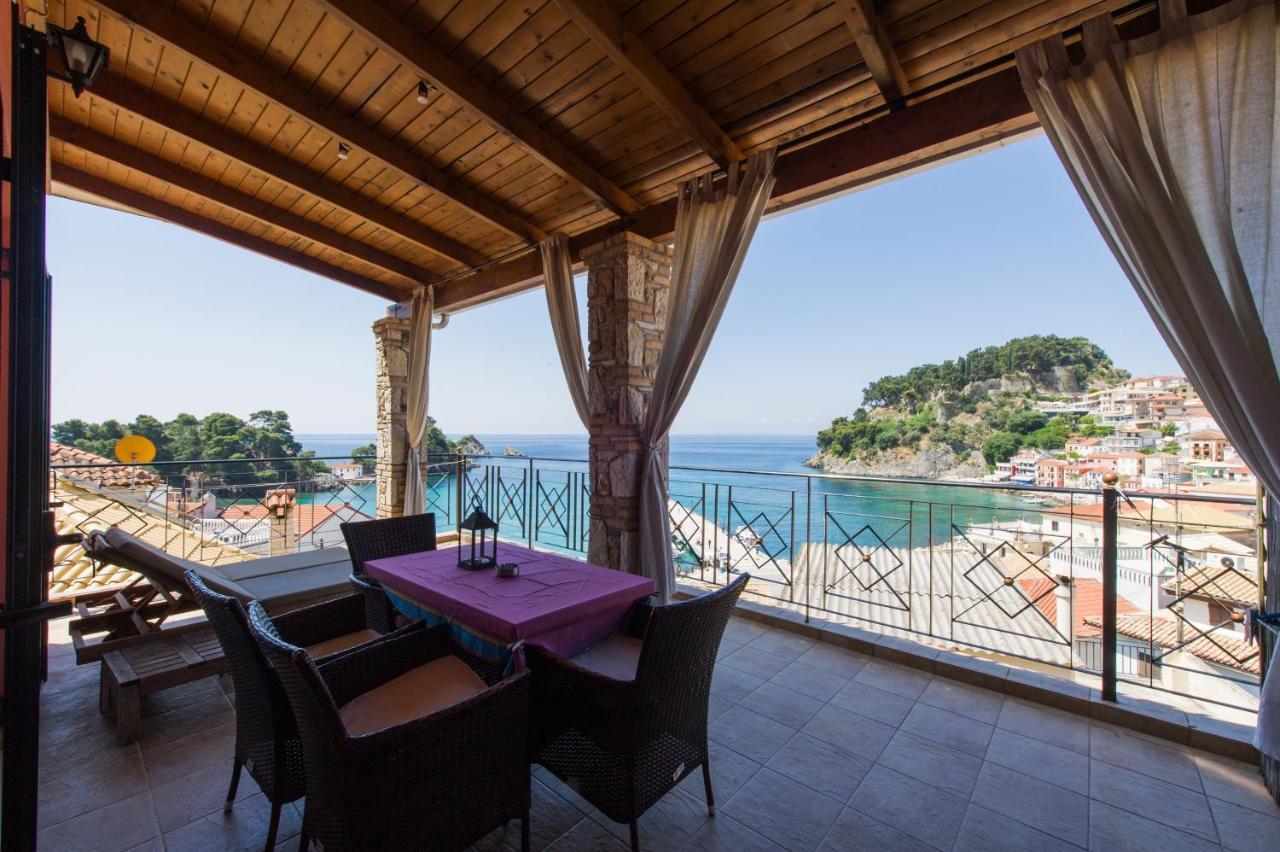 Ferienwohnung Petros Penthouse Parga Exterior foto
