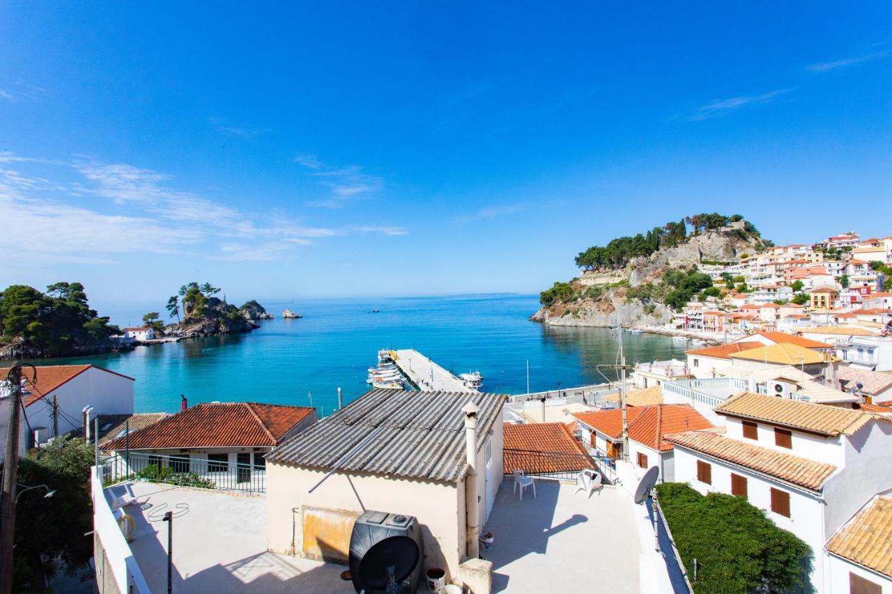 Ferienwohnung Petros Penthouse Parga Exterior foto