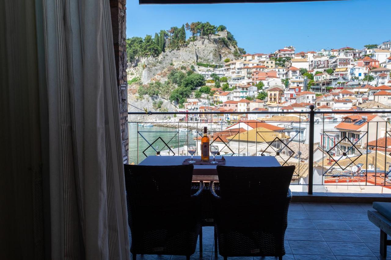 Ferienwohnung Petros Penthouse Parga Exterior foto