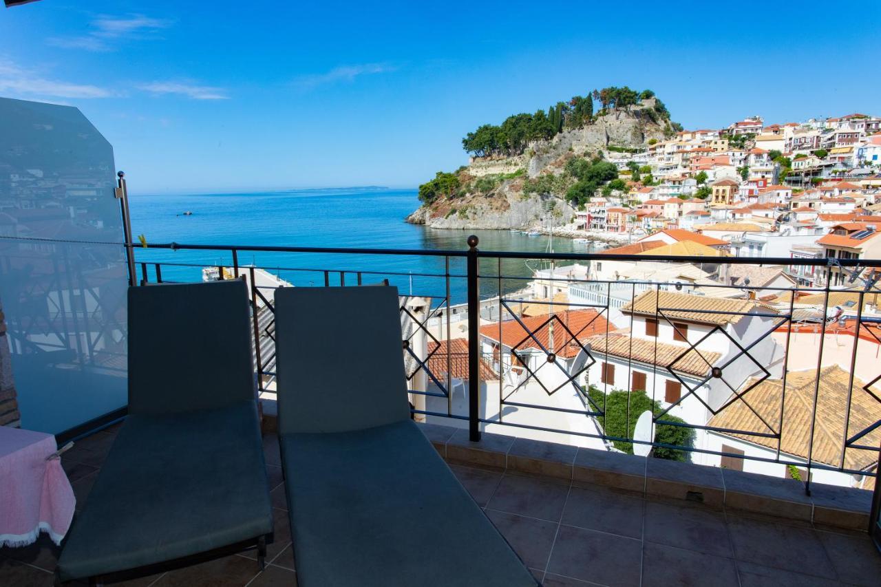 Ferienwohnung Petros Penthouse Parga Exterior foto