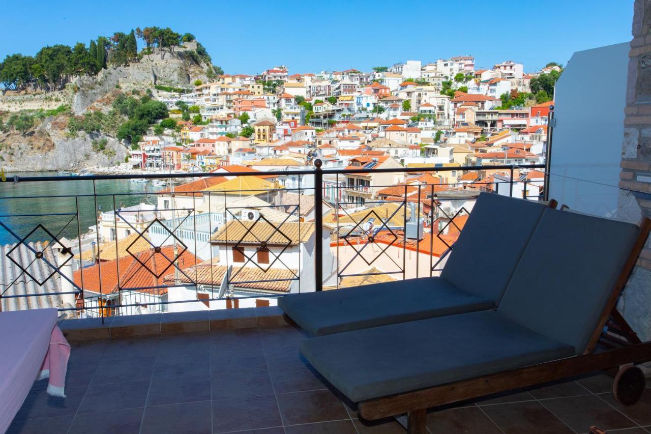 Ferienwohnung Petros Penthouse Parga Exterior foto