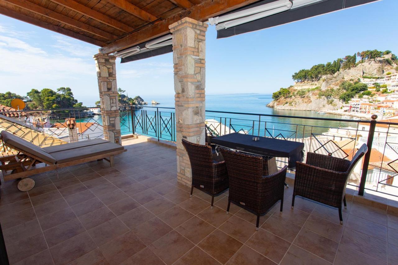 Ferienwohnung Petros Penthouse Parga Exterior foto