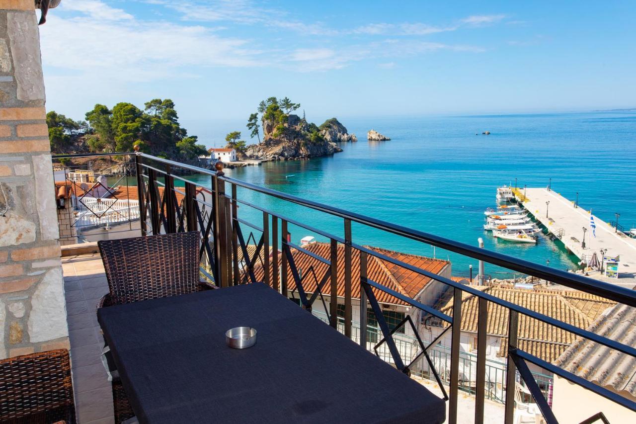 Ferienwohnung Petros Penthouse Parga Exterior foto
