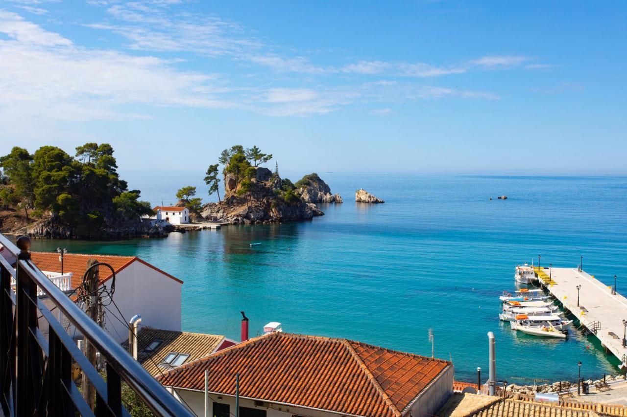 Ferienwohnung Petros Penthouse Parga Exterior foto