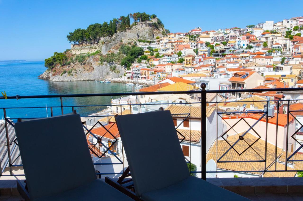 Ferienwohnung Petros Penthouse Parga Exterior foto