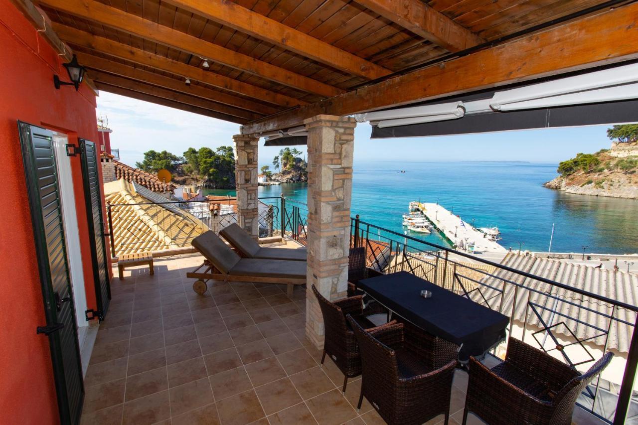 Ferienwohnung Petros Penthouse Parga Exterior foto