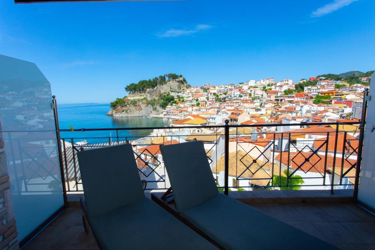 Ferienwohnung Petros Penthouse Parga Exterior foto