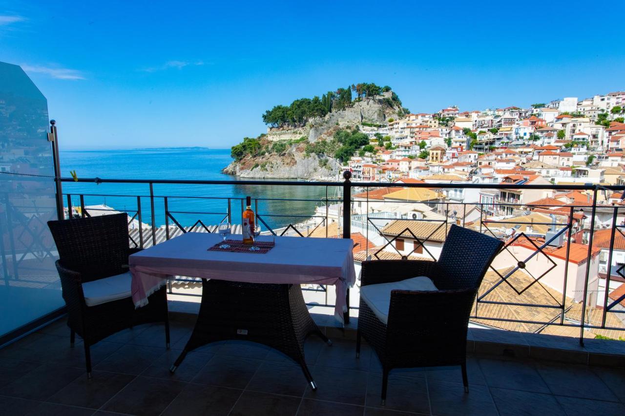 Ferienwohnung Petros Penthouse Parga Exterior foto