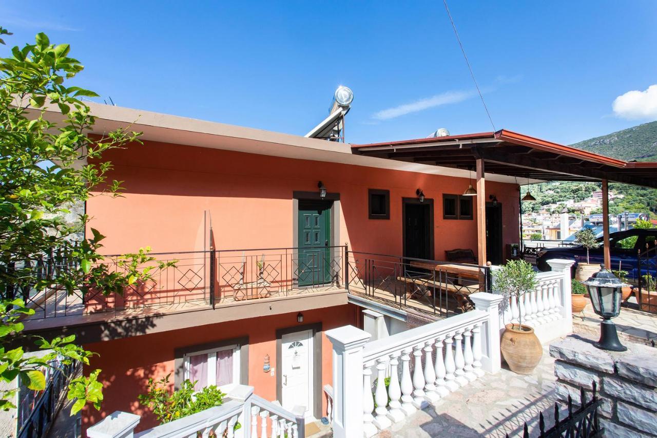 Ferienwohnung Petros Penthouse Parga Exterior foto