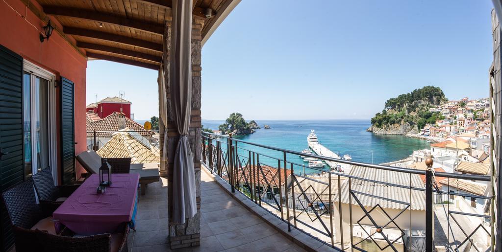Ferienwohnung Petros Penthouse Parga Exterior foto